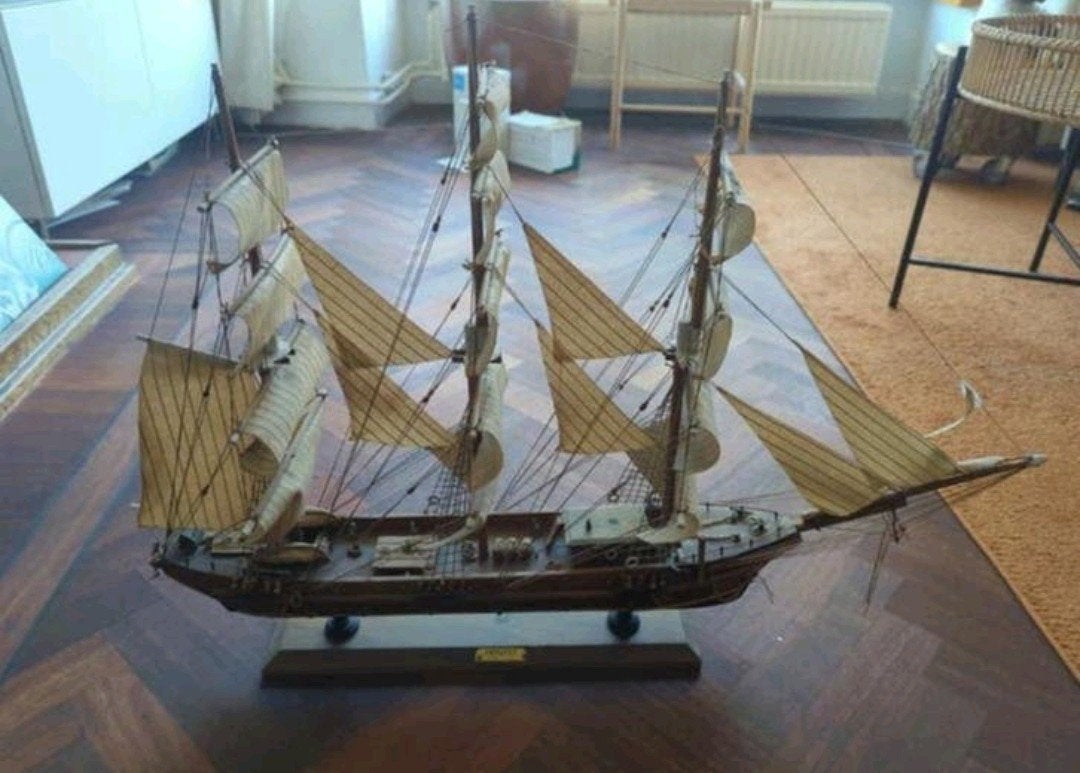 Modelschip Fregat, Hobby en Vrije tijd, Modelbouw | Boten en Schepen, Ophalen, Nieuw