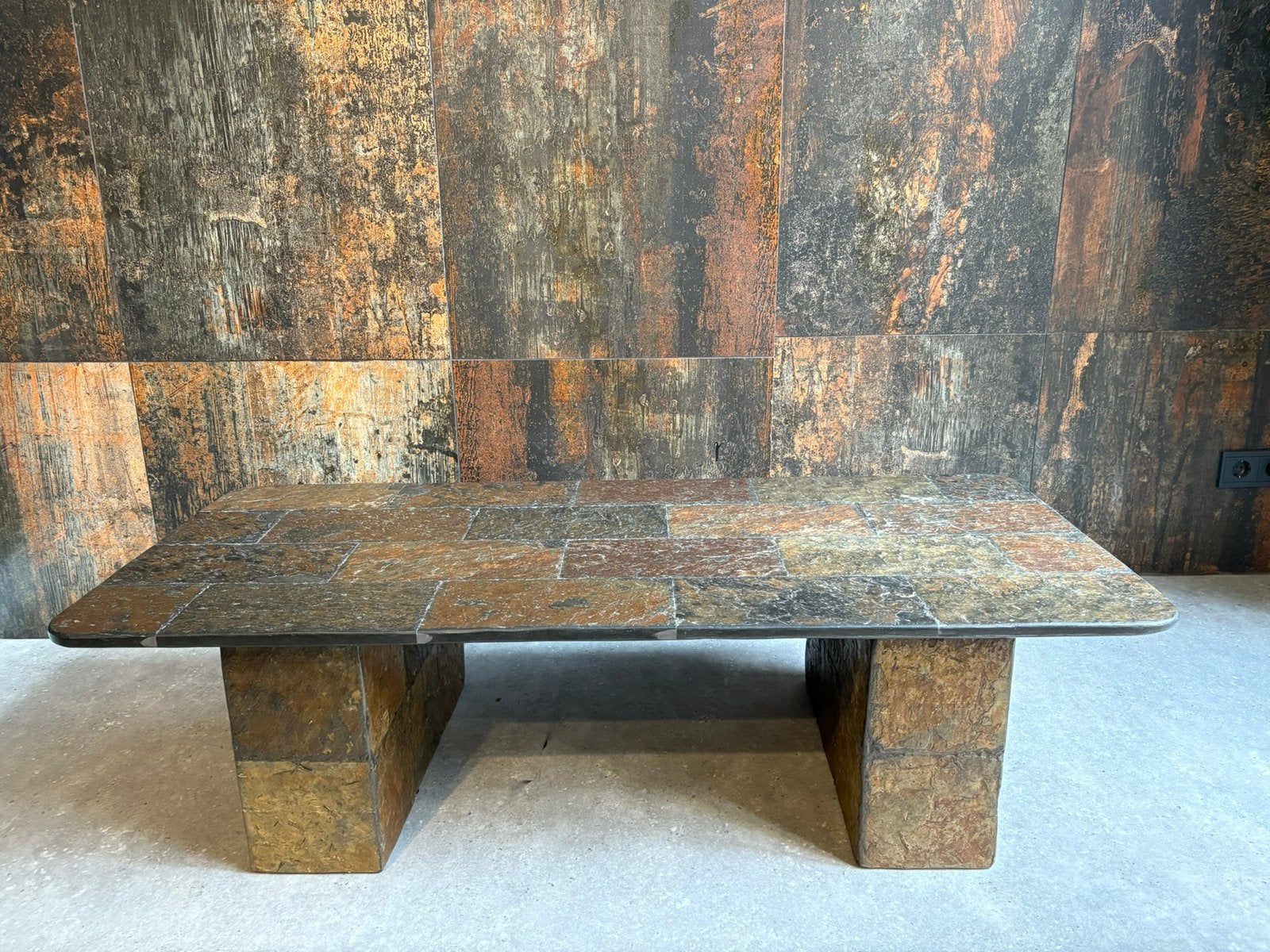 Midcentury salontafel Brutalist, Ophalen, 100 tot 150 cm, 50 tot 100 cm, Zo goed als nieuw