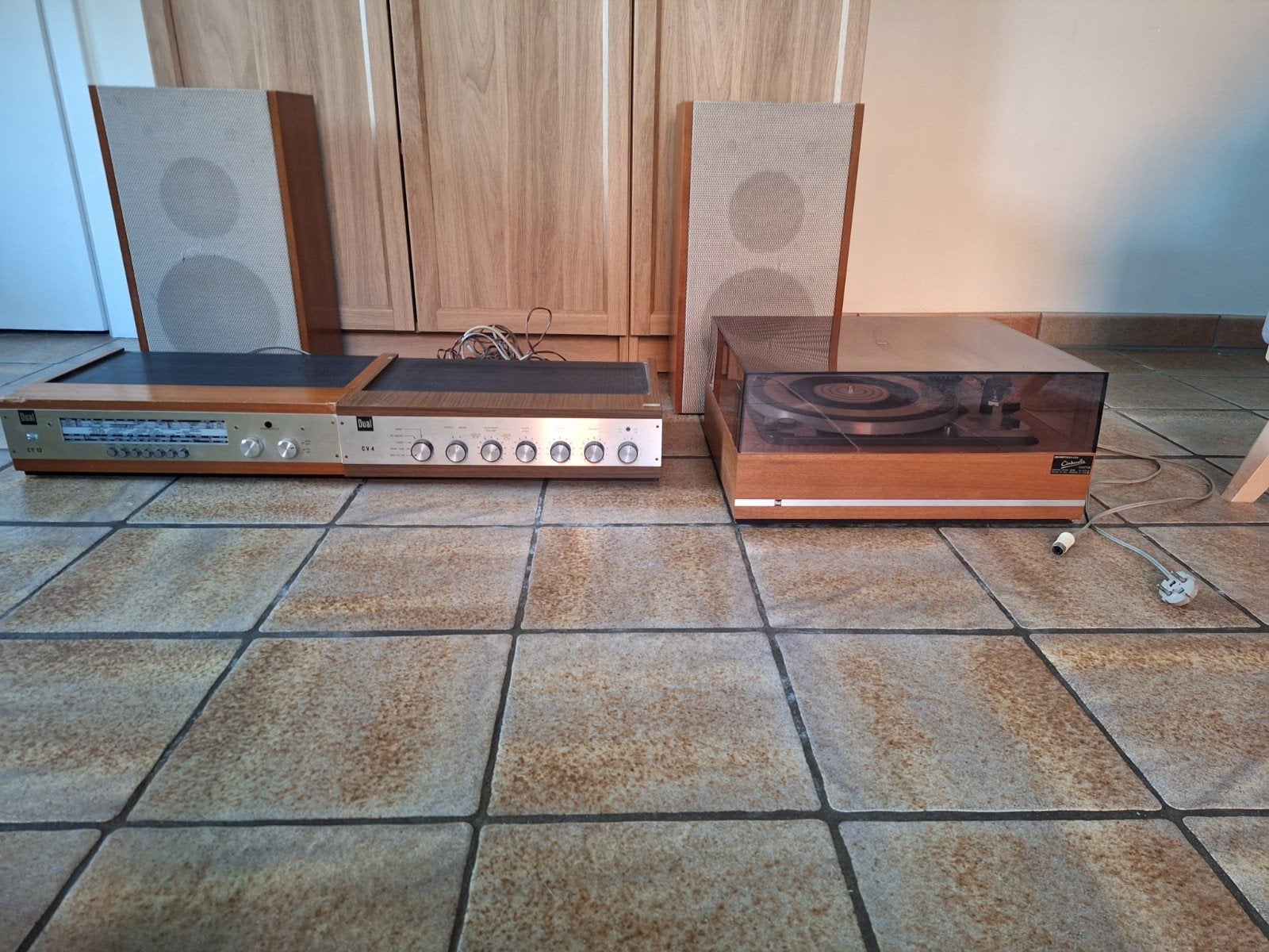 Vintage Dual HiFi Set (1019 Platenspeler, Werkend!!, Ophalen of Verzenden, Gebruikt, Tuner of Radio