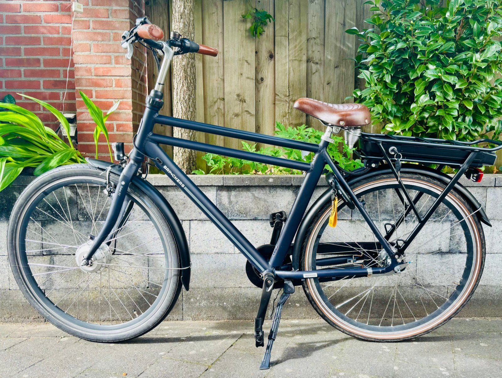 Brinckers elektrische herenfiets, 55 tot 59 cm, Ophalen, Zo goed als nieuw, Overige merken