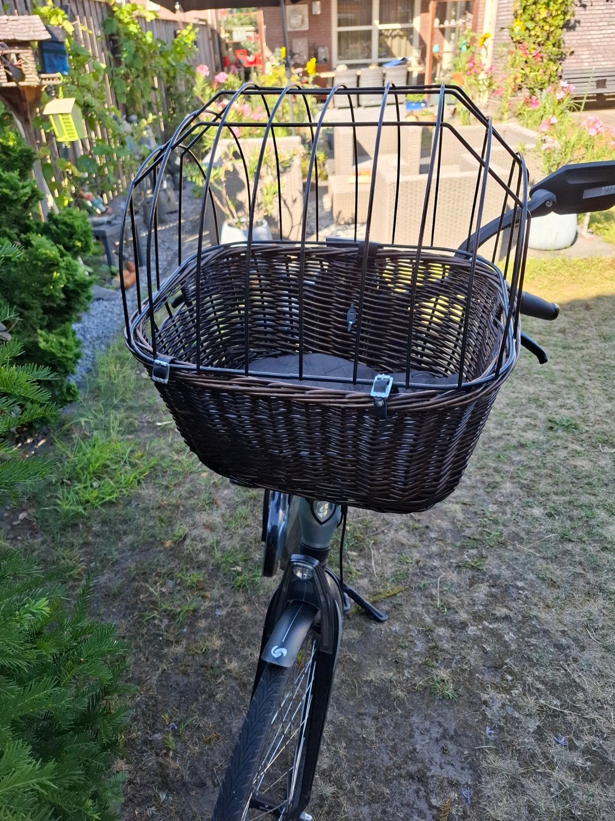 Fietsmand met rek - ideaal voor huisdieren en boodschappen, Fietsen en Brommers, Fietsaccessoires | Fietsmanden, Ophalen, Onbekend