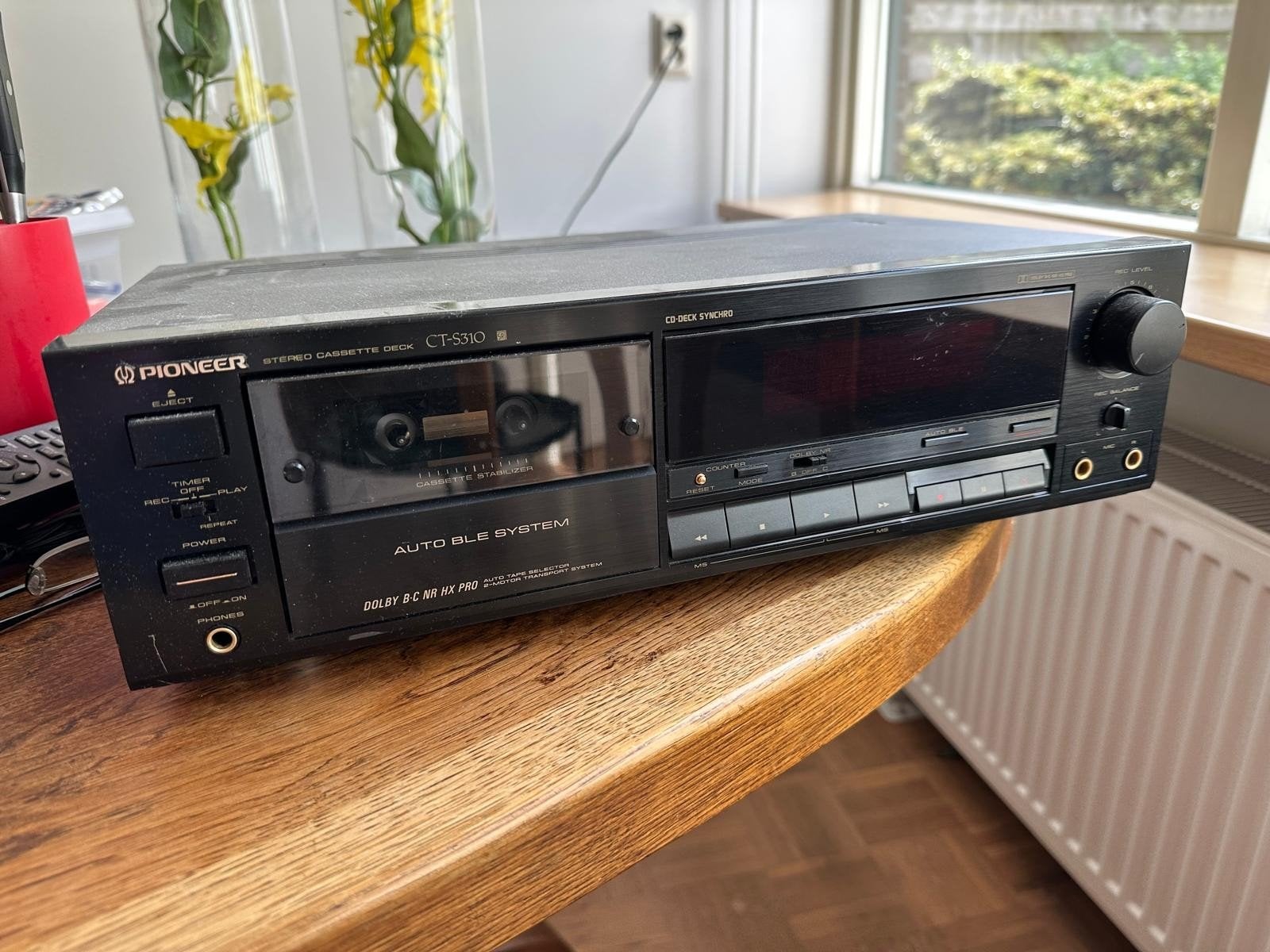 Pioneer CT-S310 Stereo Cassettedeck - Uitstekende staat, Audio, Tv en Foto, Cassettedecks, Ophalen of Verzenden, Enkel, Tiptoetsen