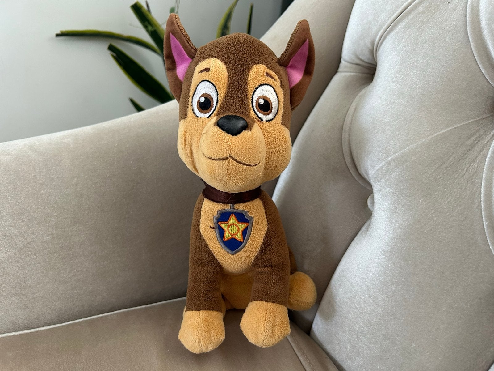 Paw Patrol Chase Knuffel, Zo goed als nieuw, Middelgroot (20 tot 80 cm), Bruin, Paw Patrol