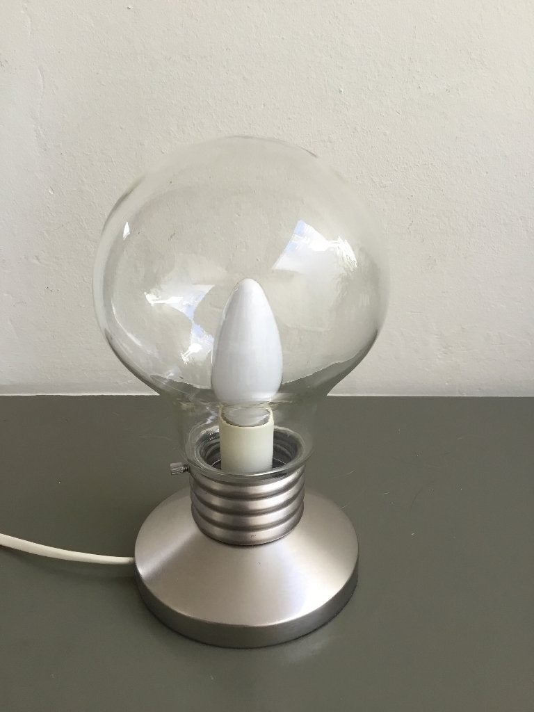 Ikea lamp, Ophalen of Verzenden, Gebruikt, Glas, Minder dan 50 cm