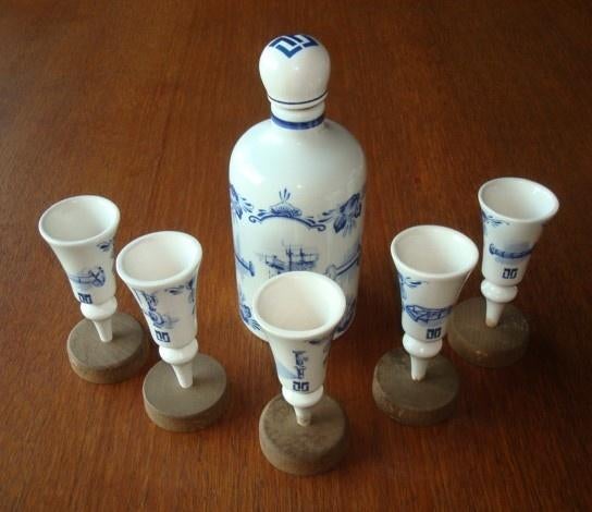 Regina Delfts Likeur Set, Ophalen of Verzenden