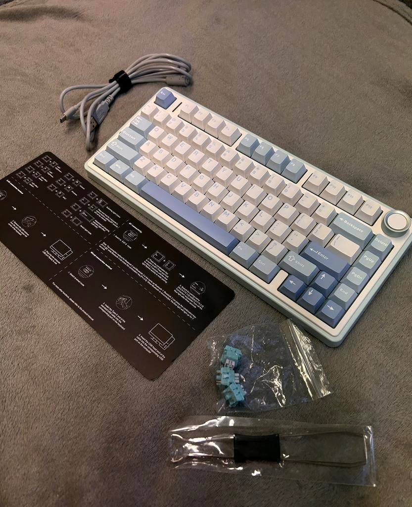 AULA F75 — Mechanical Wireless Keyboard, Gebruikt, Gaming toetsenbord, Ophalen of Verzenden, Draadloos
