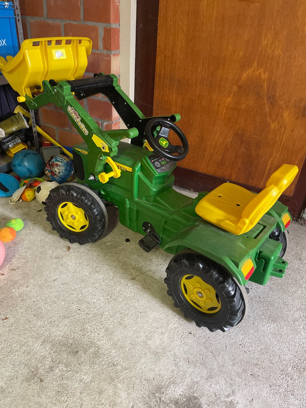 John Deere traptraktok, Ophalen, Zo goed als nieuw, Overige merken, Met kar of aanhanger