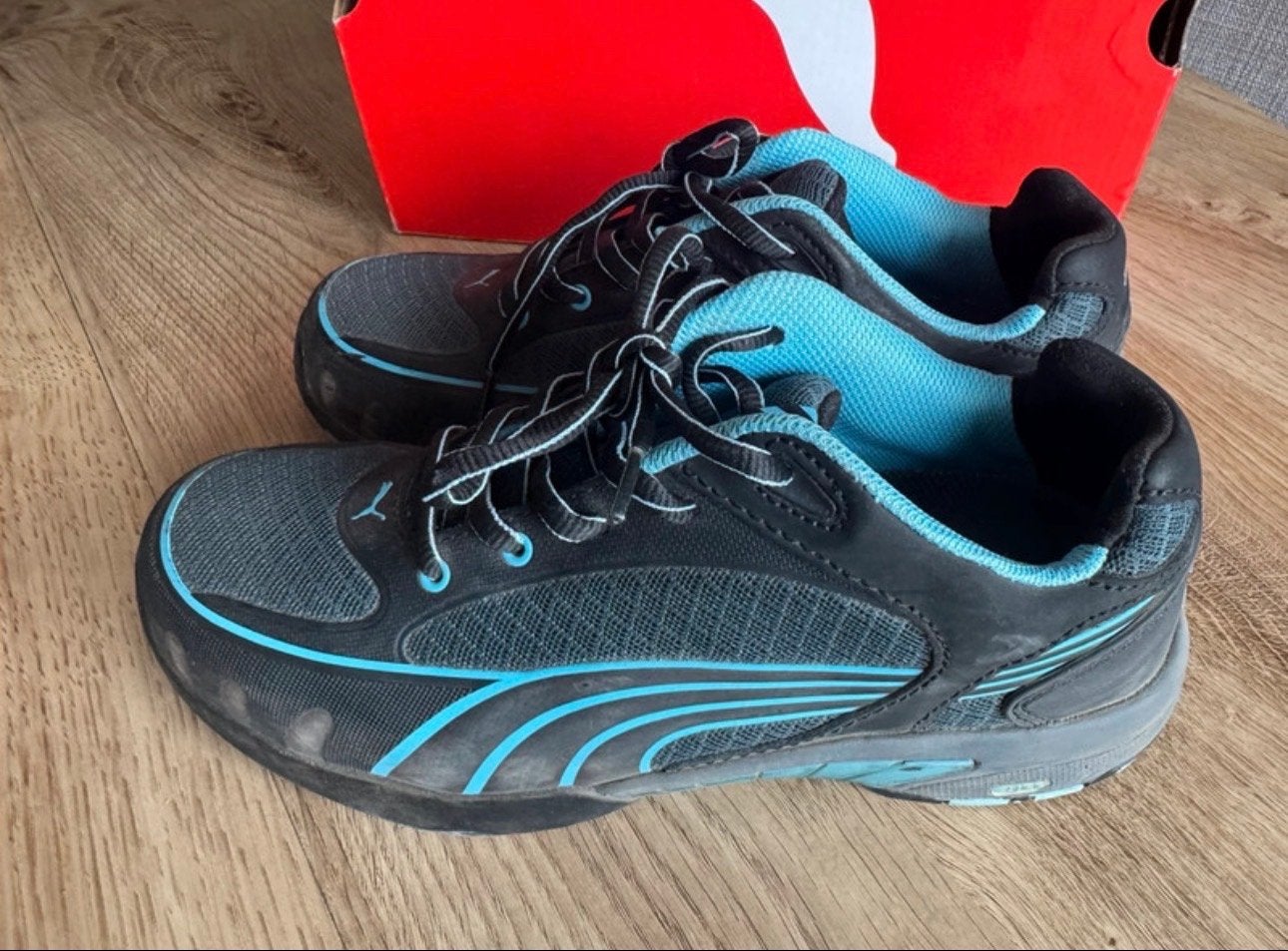 Puma Fuse Motion veiligheidsschoenen - Maat 38, Verzenden, Gedragen, Zwart, Werkschoenen