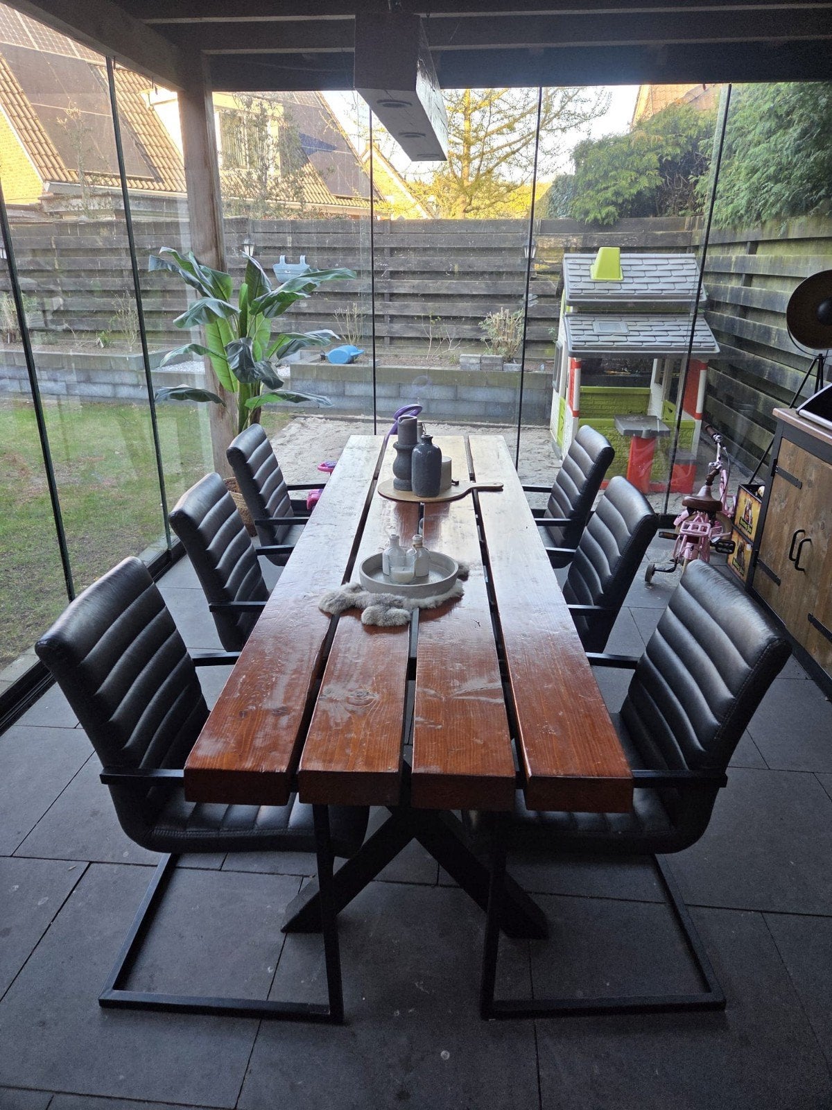 Eetstoelen, Ophalen, Gebruikt, Metaal, Industrieel, Robuust
