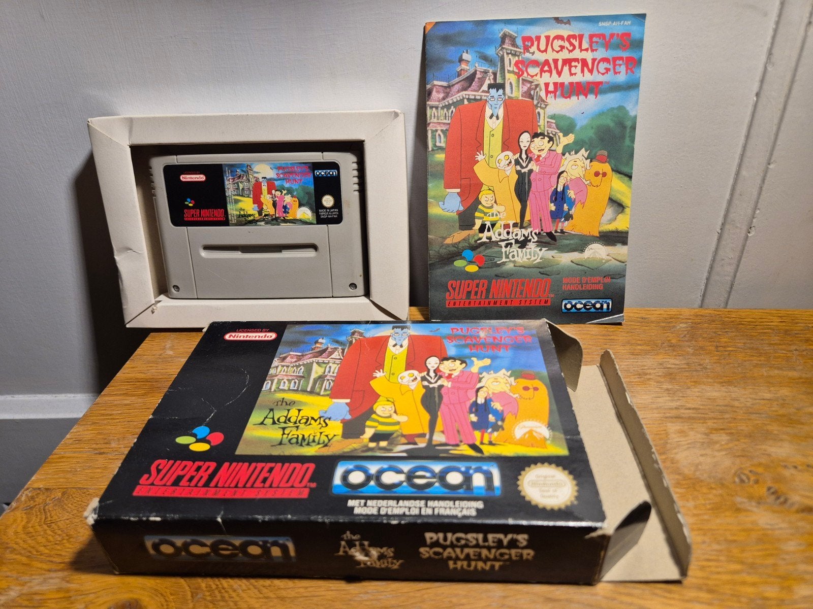 Pugsley's Scavenger Hunt (the Addams Family) cib SNES, Spelcomputers en Games, Avontuur en Actie, 1 speler, Ophalen of Verzenden