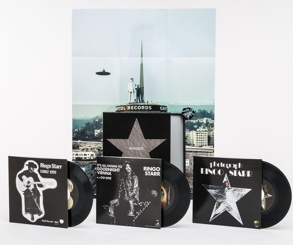 Ringo Starr 3 X VINYL SINGLES BOX Gesealed BEATLES RSD, Inclusief poster, Verzenden, Nieuw in verpakking, Pop