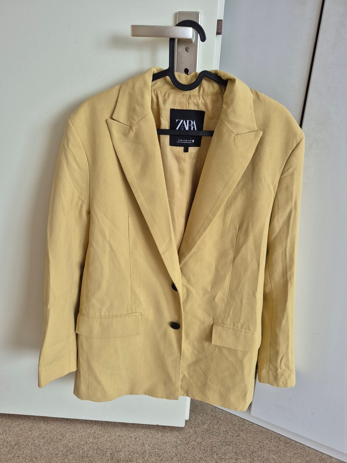 Zara Geel Jasje Maat XS, Zara, Geel, Ophalen of Verzenden, Zo goed als nieuw