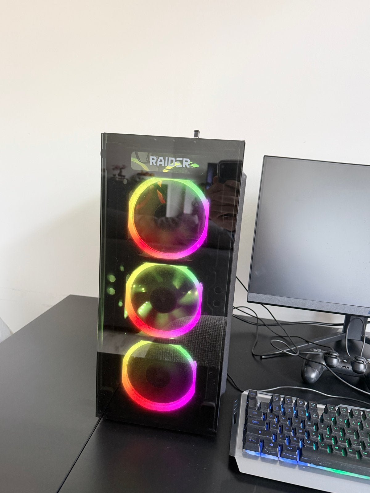 Gaming PC gehele set, Computers en Software, Desktop Pc's, Ophalen of Verzenden, Zo goed als nieuw, Gaming, SSD