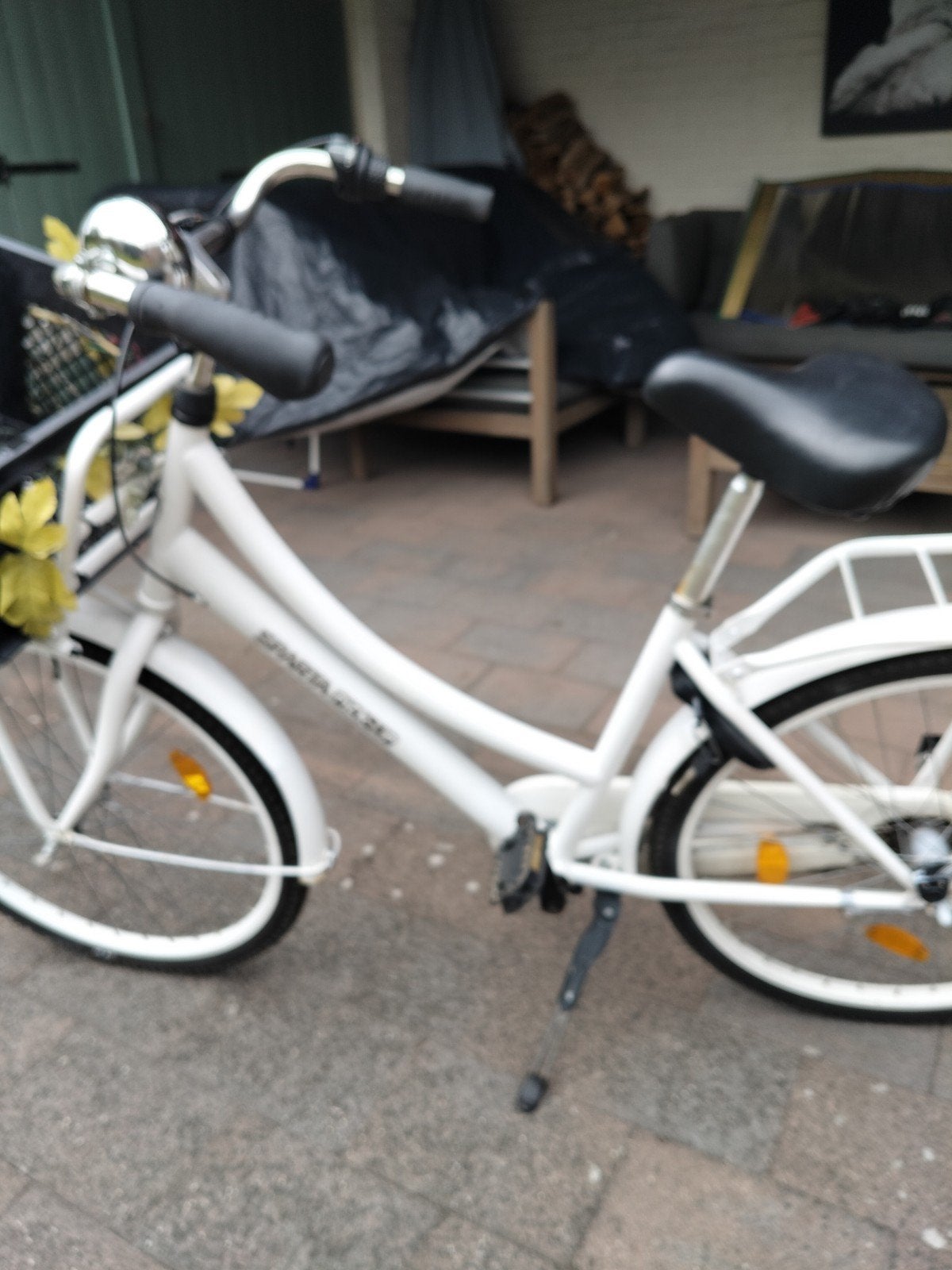 Sparta Amazone meisjes fiets - Wit, Ophalen, Terugtraprem, Sparta, Gebruikt