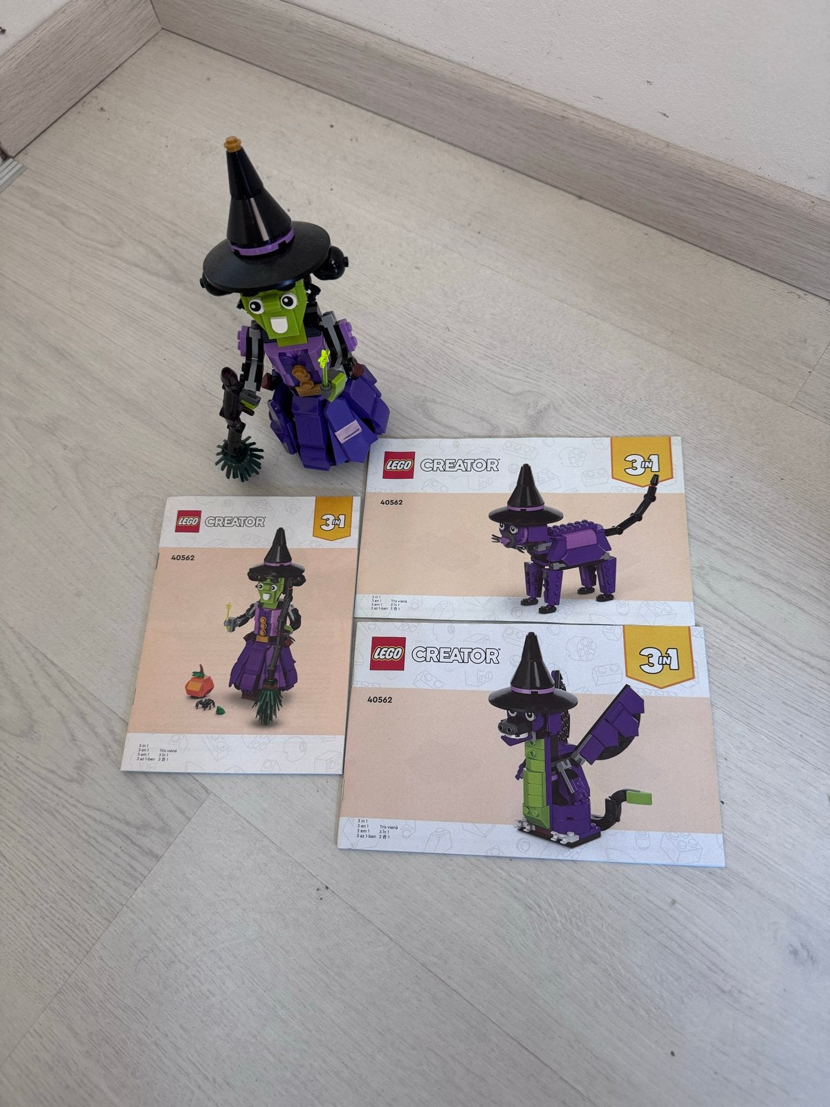 LEGO Creator 3-in-1 Heksen en Dieren Set (40562), Ophalen, Lego, Zo goed als nieuw, Compleet