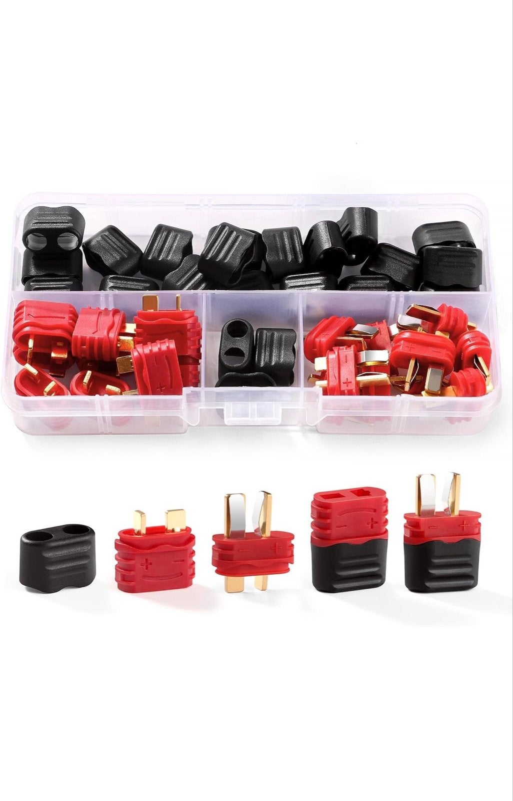 T-Plug Connectoren Set - Mannelijk & Vrouwelijk met Mantels, Ophalen of Verzenden, Nieuw