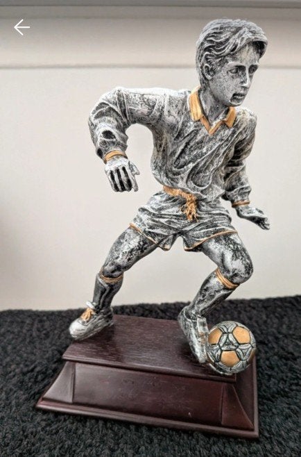 Vintage Voetbal troffee, Ophalen of Verzenden, Zo goed als nieuw, Overige sporten, Overige typen