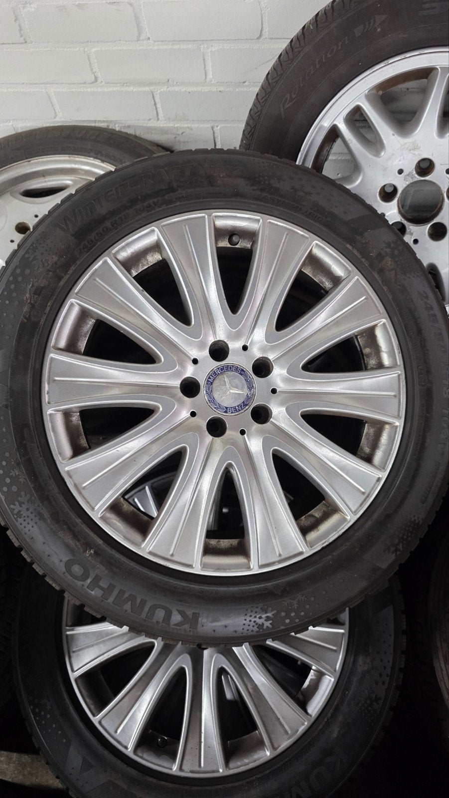 Mercedes W222 S Klasse 18 inch ORIG. winterbanden + sensoren, Auto-onderdelen, Banden en Velgen, Ophalen, 18 inch, Gebruikt, Banden en Velgen