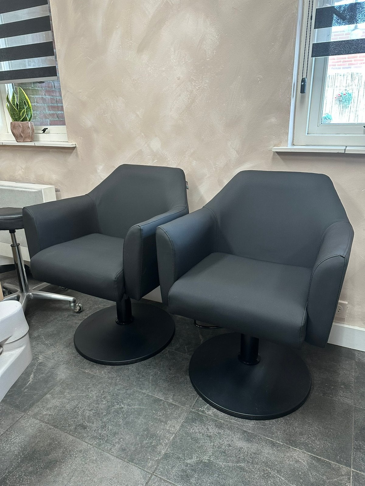 2 kappers stoelen Gabbiano NIEUW, Ophalen, Nieuw, Wit, Twee