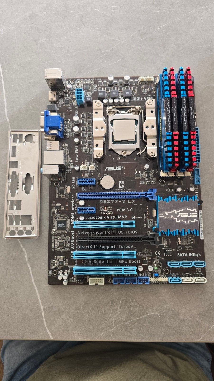 Asus P8Z77-V LX met Intel i7 3770k en 16GB RAM, Gebruikt, DDR3, Ophalen of Verzenden, Desktop