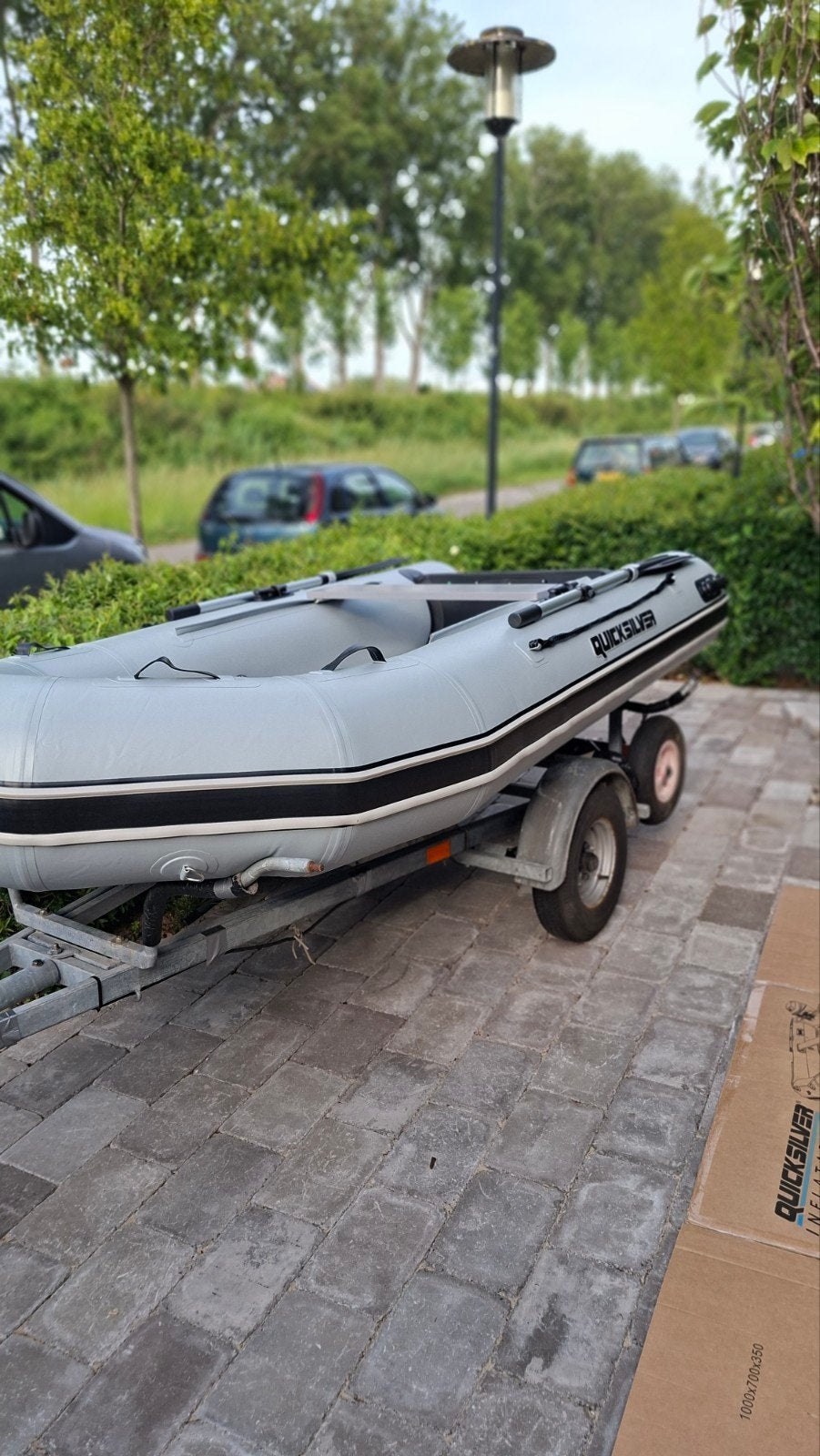 Quickzilver rubbere boot, Watersport en Boten, Ophalen, Zo goed als nieuw, Overige typen, Motorboot