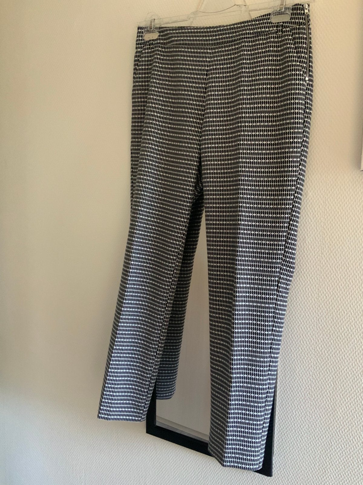 Zwart/witte MORGAN broek mt 38 klein prijsje, Kleding | Dames, Maat 38/40 (M), Zwart, Ophalen of Verzenden, Lang