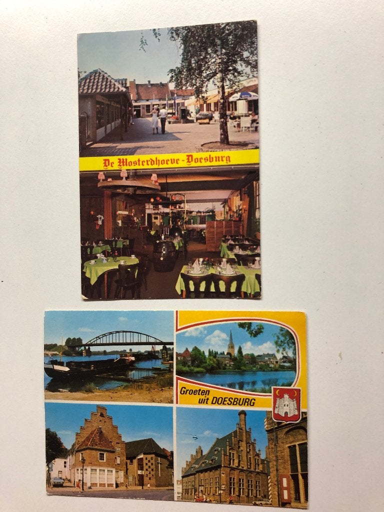 Ansichtkaarten Doesburg gelopen per stuk bieden, Ophalen of Verzenden, 1980 tot heden, Gelopen, Gelderland