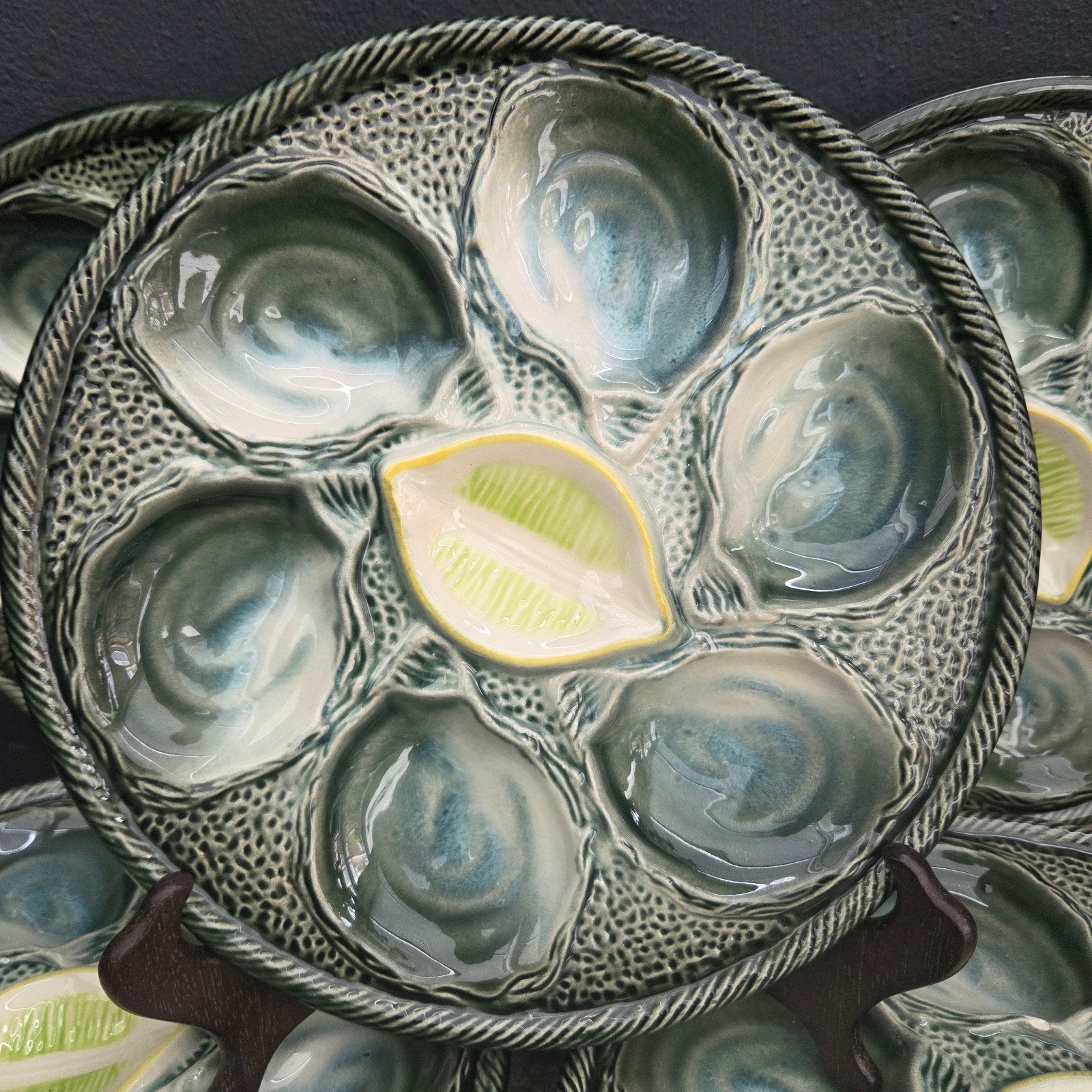 St Clement Majolica Aardewerk Oesterbord per stuk, Ophalen of Verzenden