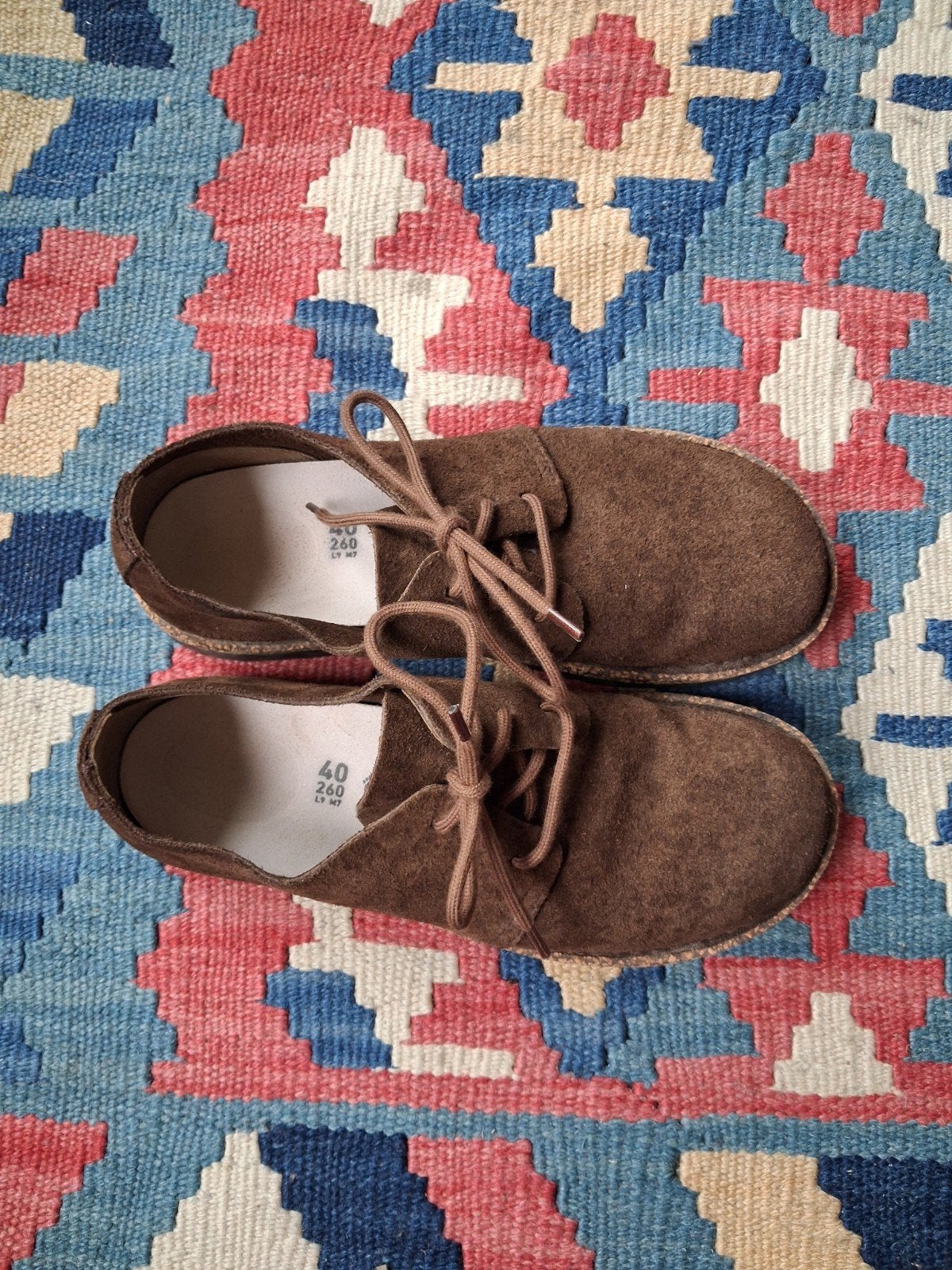 Birkenstock bruine suède schoenen maat 40, Ophalen of Verzenden