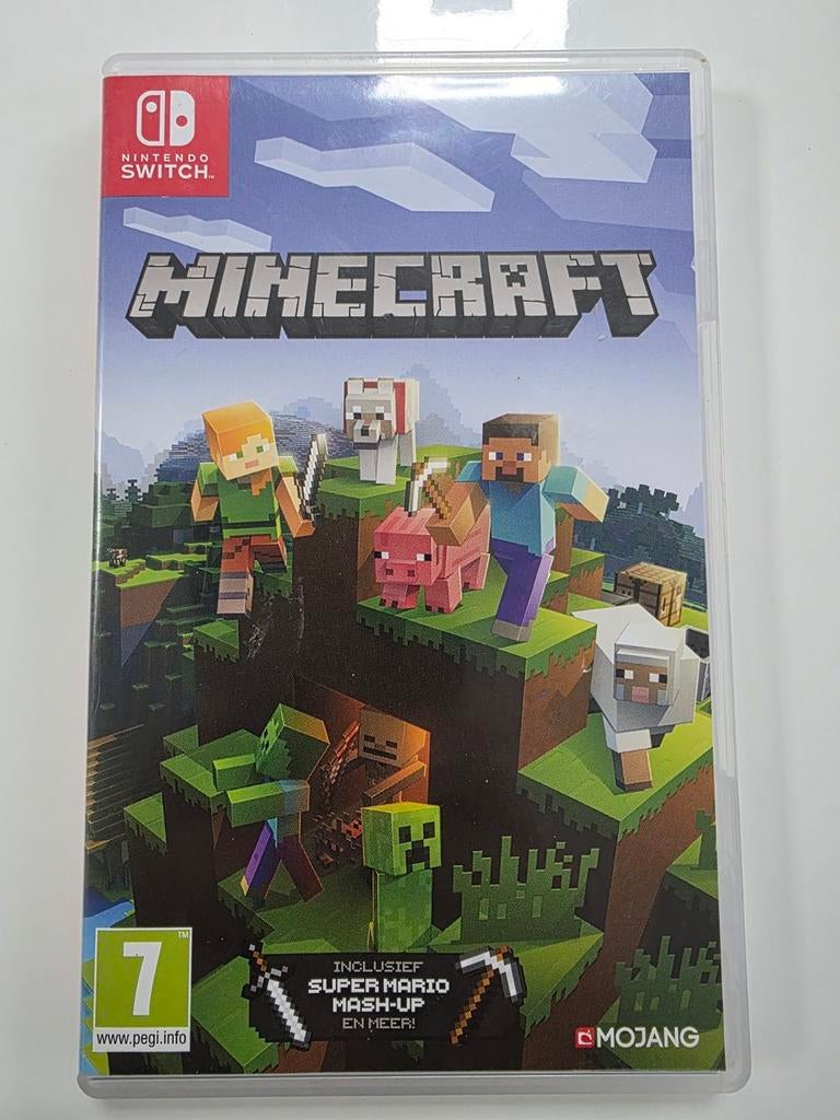 Minecraft Nintendo Switch Game - Inclusief Super Mario Mash, 1 speler, Ophalen of Verzenden, Vanaf 3 jaar