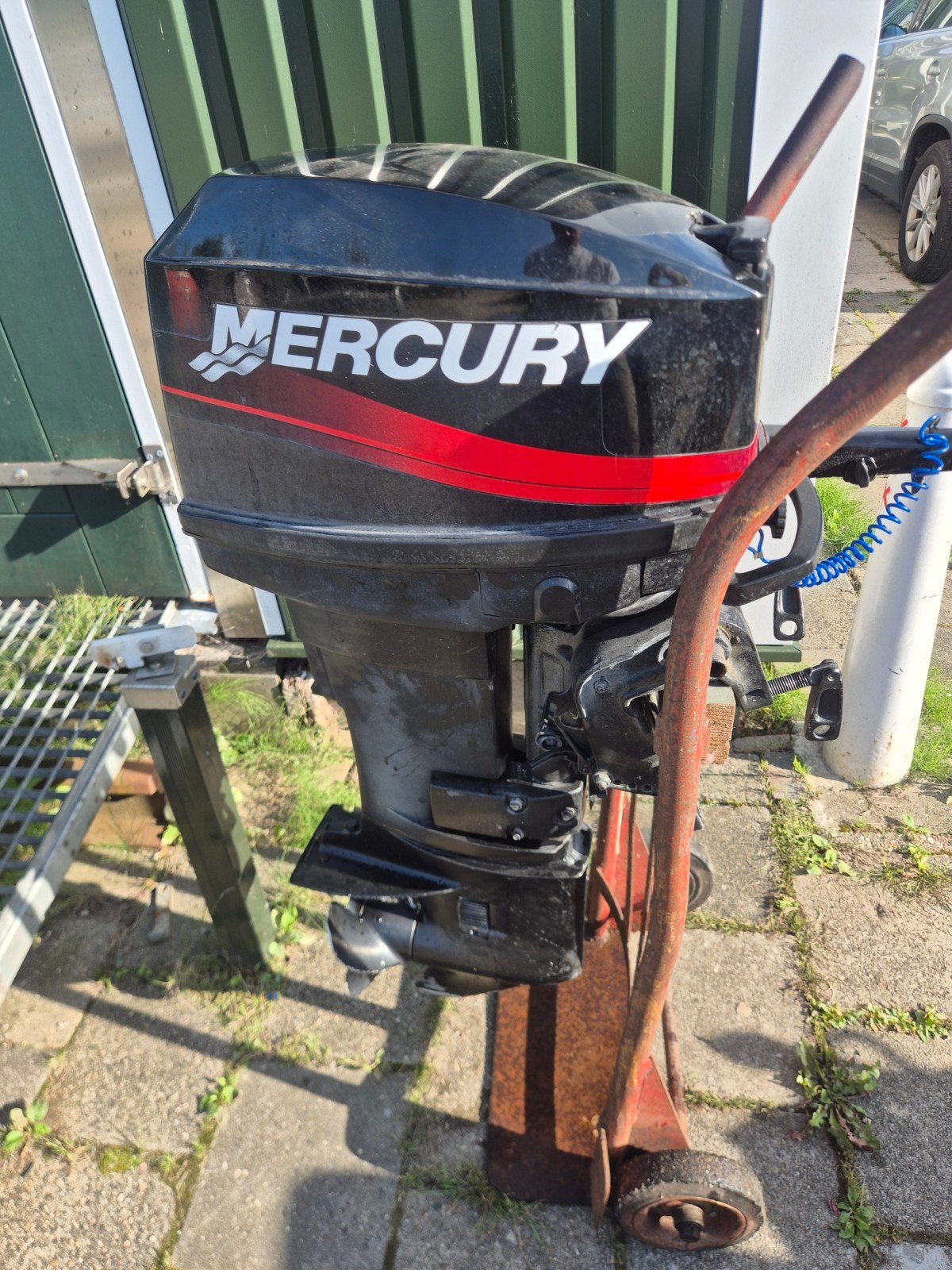 Mercury 25 PK 2takt kortstaart, Ophalen, 10 tot 30 pk, Gebruikt, Buitenboordmotor