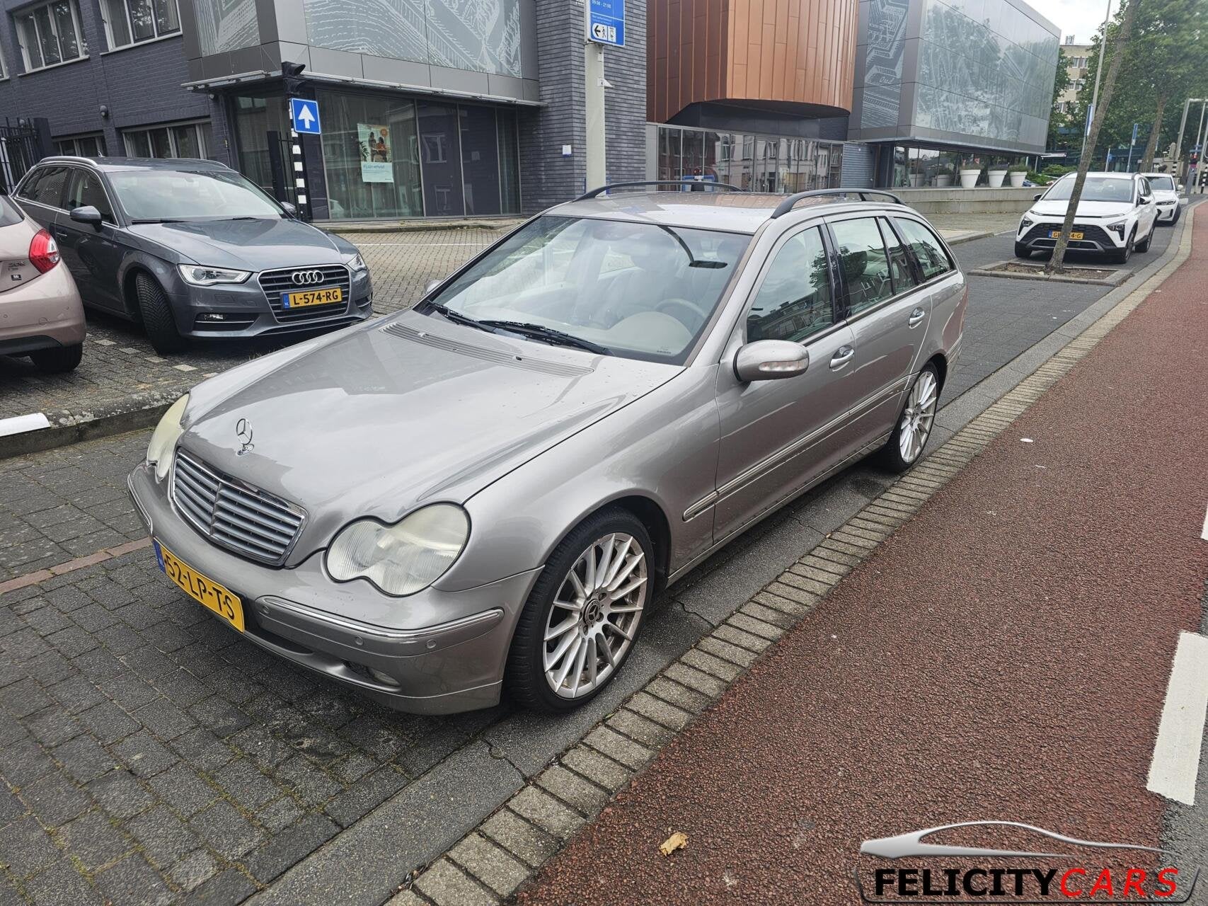 Mercedes C-klasse Combi 200 Avantgarde leer 163dkm nap aut., Auto's, Automaat, Achterwielaandrijving, Electronic Stability Program (ESP)
