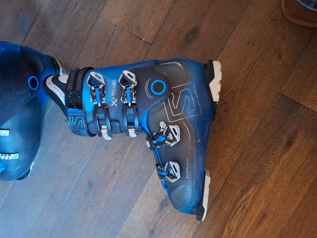Salomon X-PRO R90 skischoenen - Maat 29.5, Sport en Fitness, Skiën en Langlaufen, Gebruikt, Schoenen, Skiën, Salomon, 160 tot 180 cm