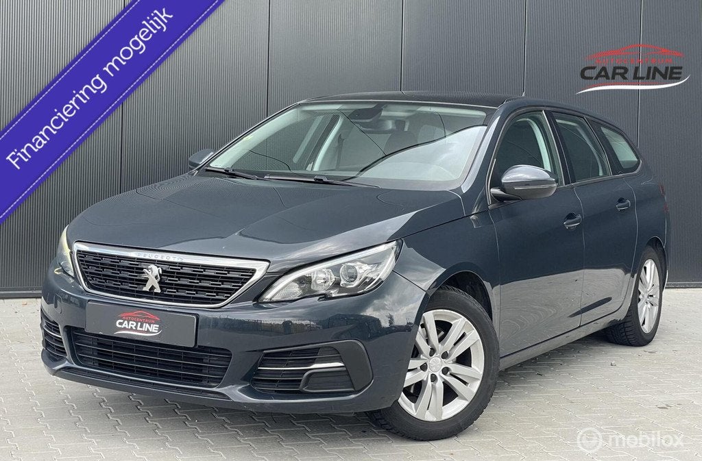 Peugeot 308 SW 1.5 BLUEHDi| AUTOMAAT|PANO|APK2027|, Auto's, Peugeot, Gebruikt, Bedrijf, Diesel, Grijs