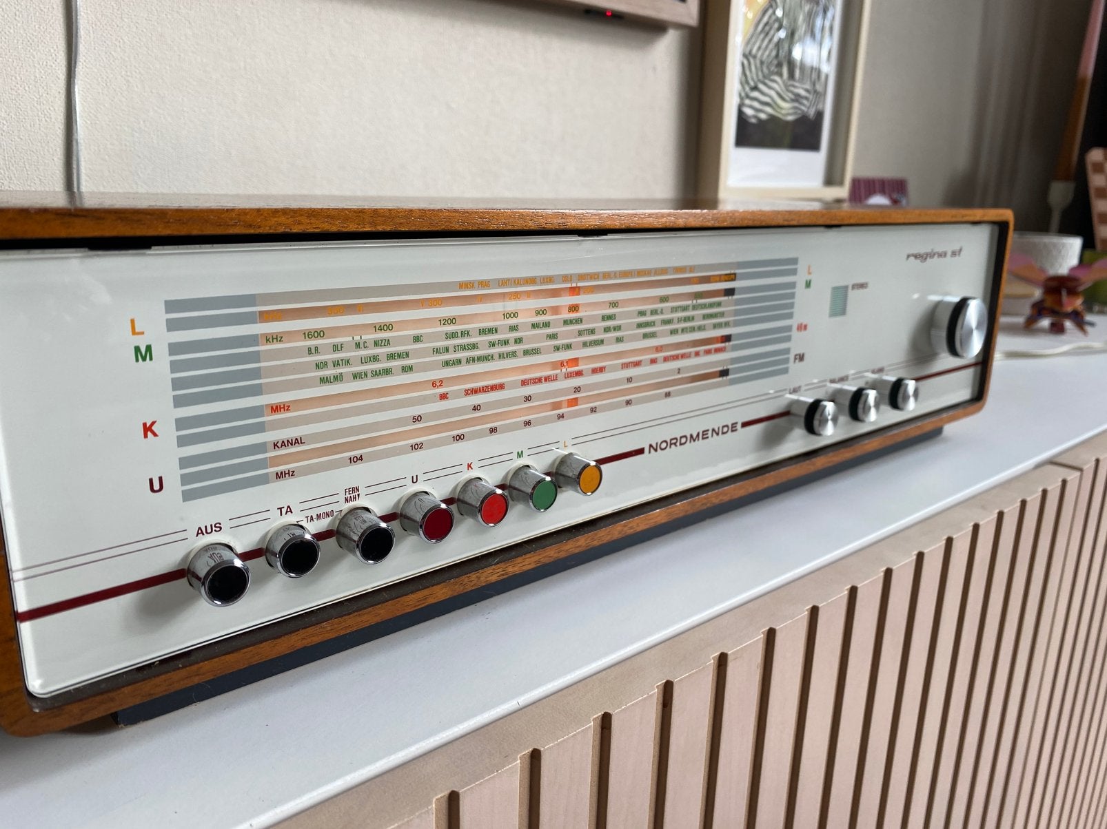 Nordmende Regina ST 1968 -Receiver/Radio met 2x DIN, Ophalen, Zo goed als nieuw