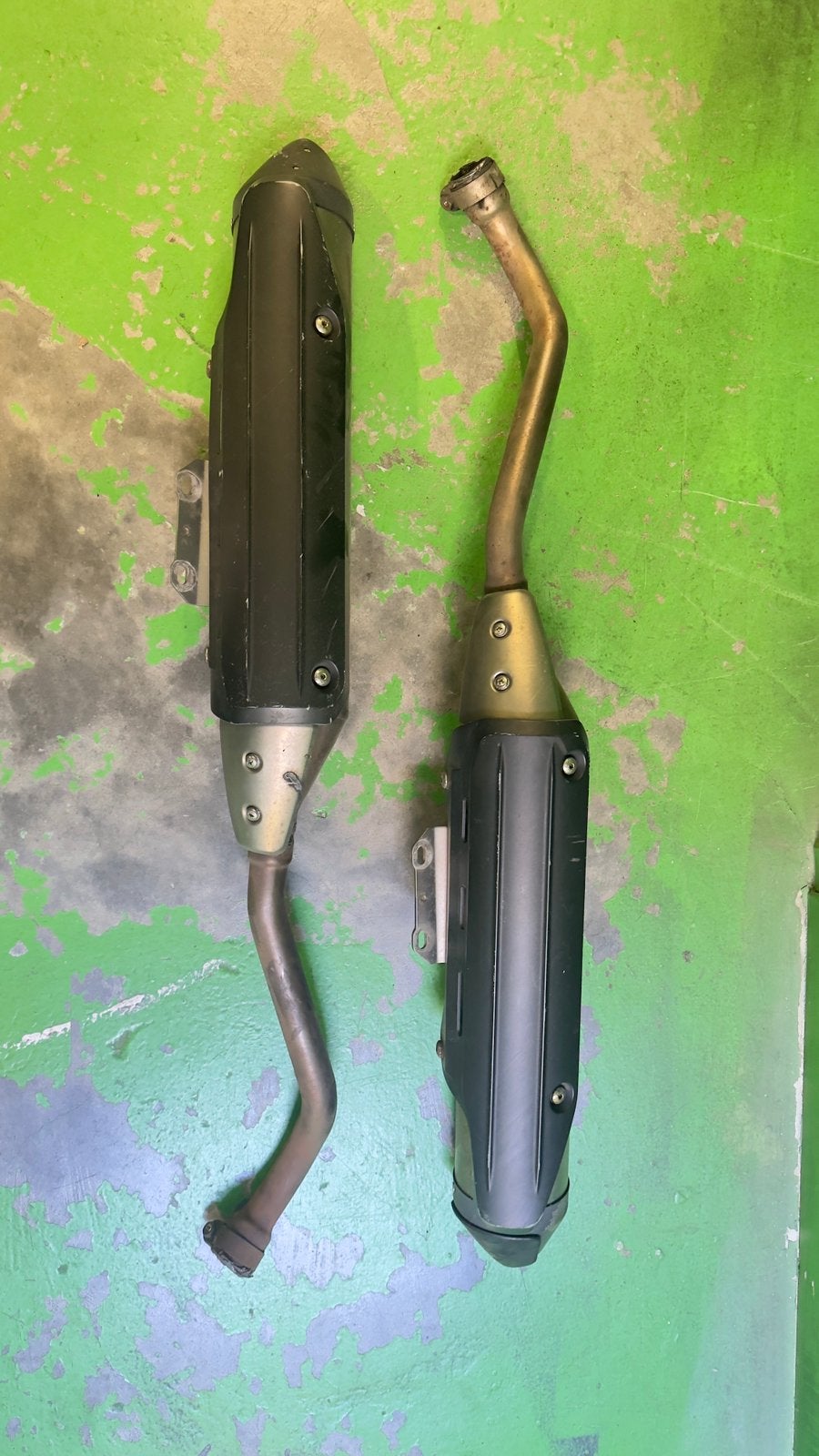 Originele uitlaat yamaha xt660, Ophalen, Gebruikt