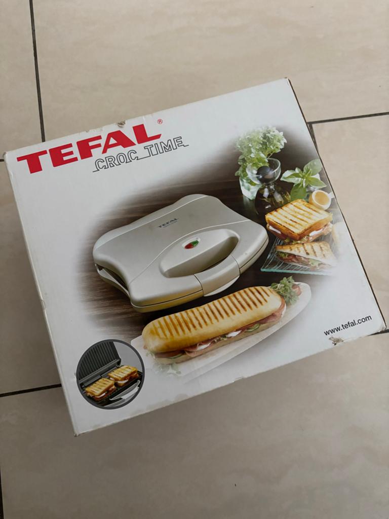 Tefal Croc Time Tosti-ijzer/Grill - Gebruikt, Goede Staat, Ophalen, Gebruikt