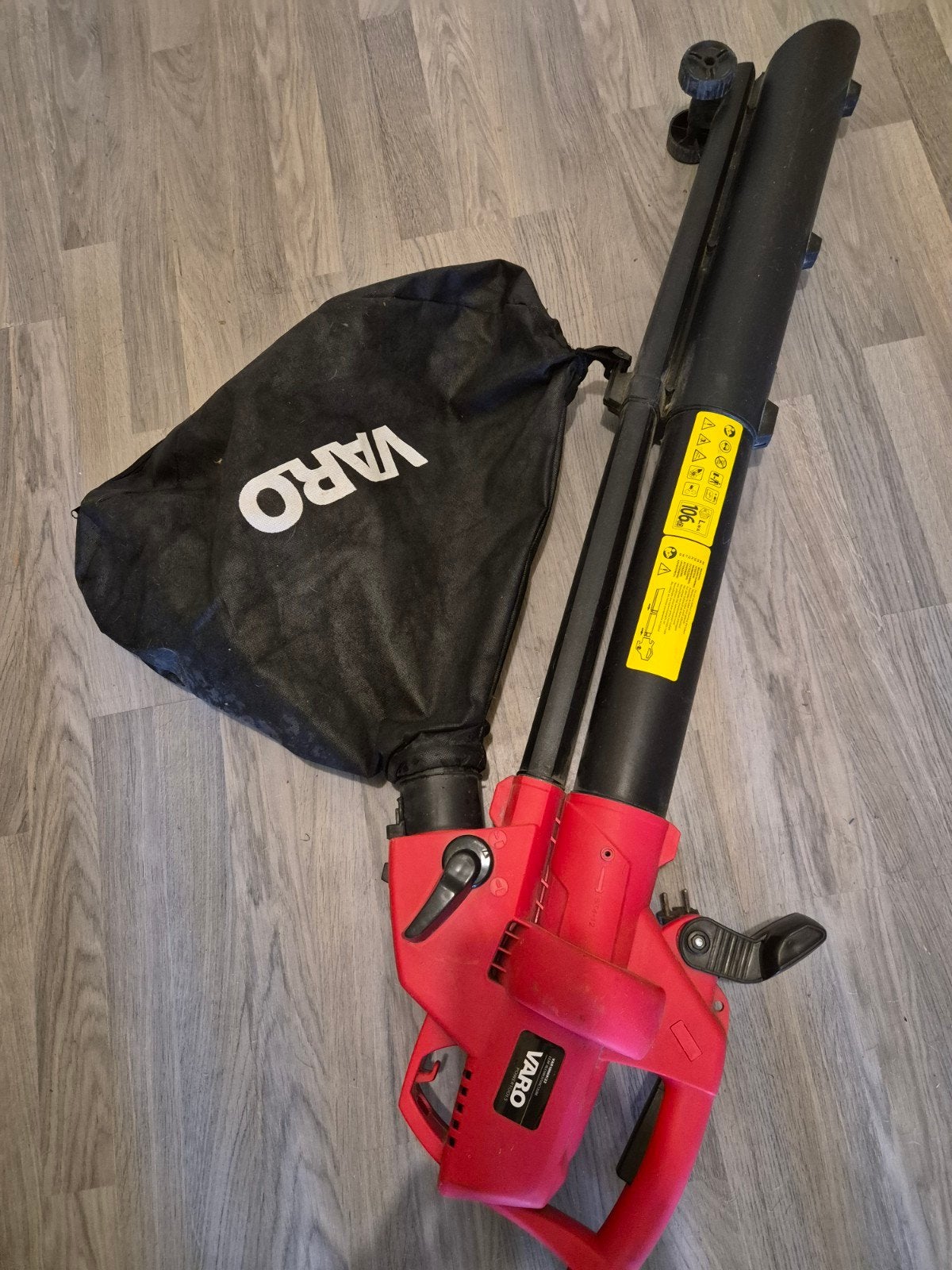 Varo bladblazer/bladzuiger met versnipperfunctie, Ophalen, Gebruikt, Met opvangzak, Handgedragen