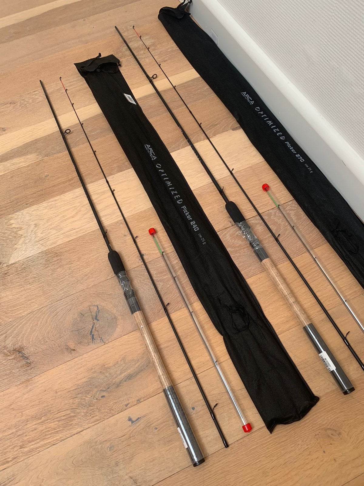 Nieuwe Arca Optimized winkle pickers, 2.40m & 2.70m 25 gr, Watersport en Boten, Arca, Werphengel, Nieuw, Ophalen of Verzenden