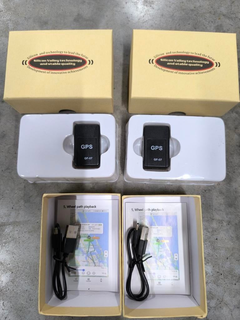 2x Mini GPS Tracker GF-07 met USB-kabel, Ophalen of Verzenden, Nieuw
