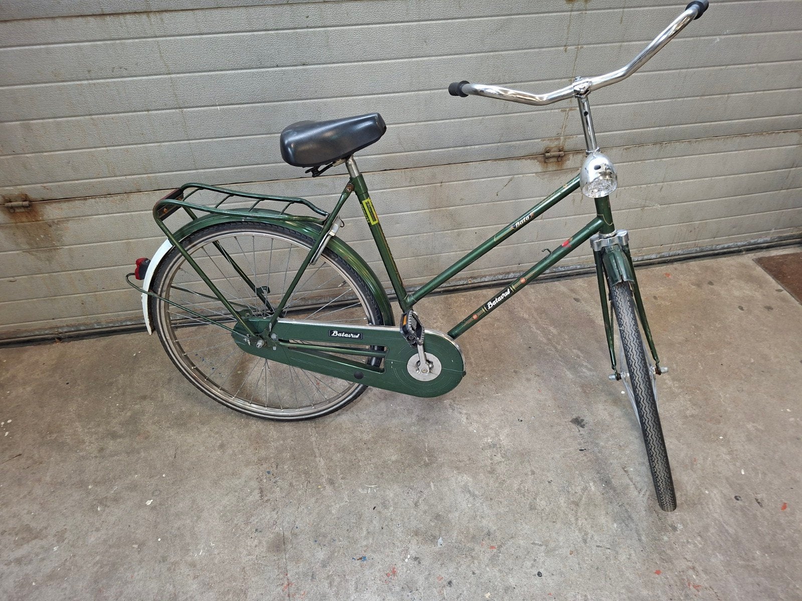 Batavus fiets - Groen - Gebruikt, Fietsen en Brommers, Ophalen, Terugtraprem, Batavus, 53 tot 56 cm