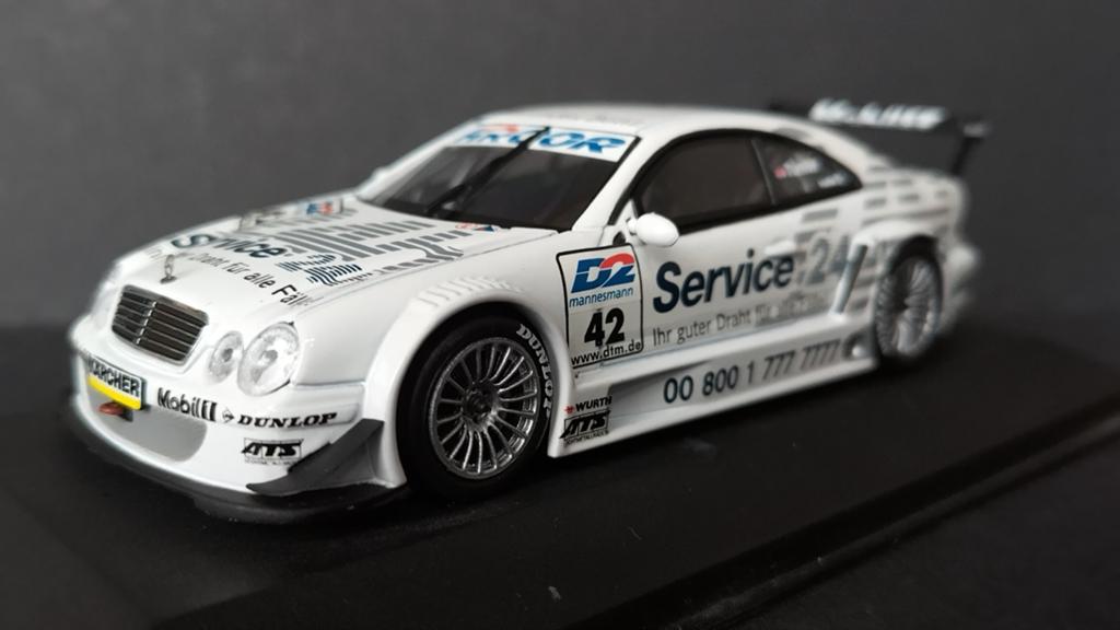 Mercedes Benz ClK DTM 1:43 Minichamps Pol, Auto, Verzenden, ., Zo goed als nieuw