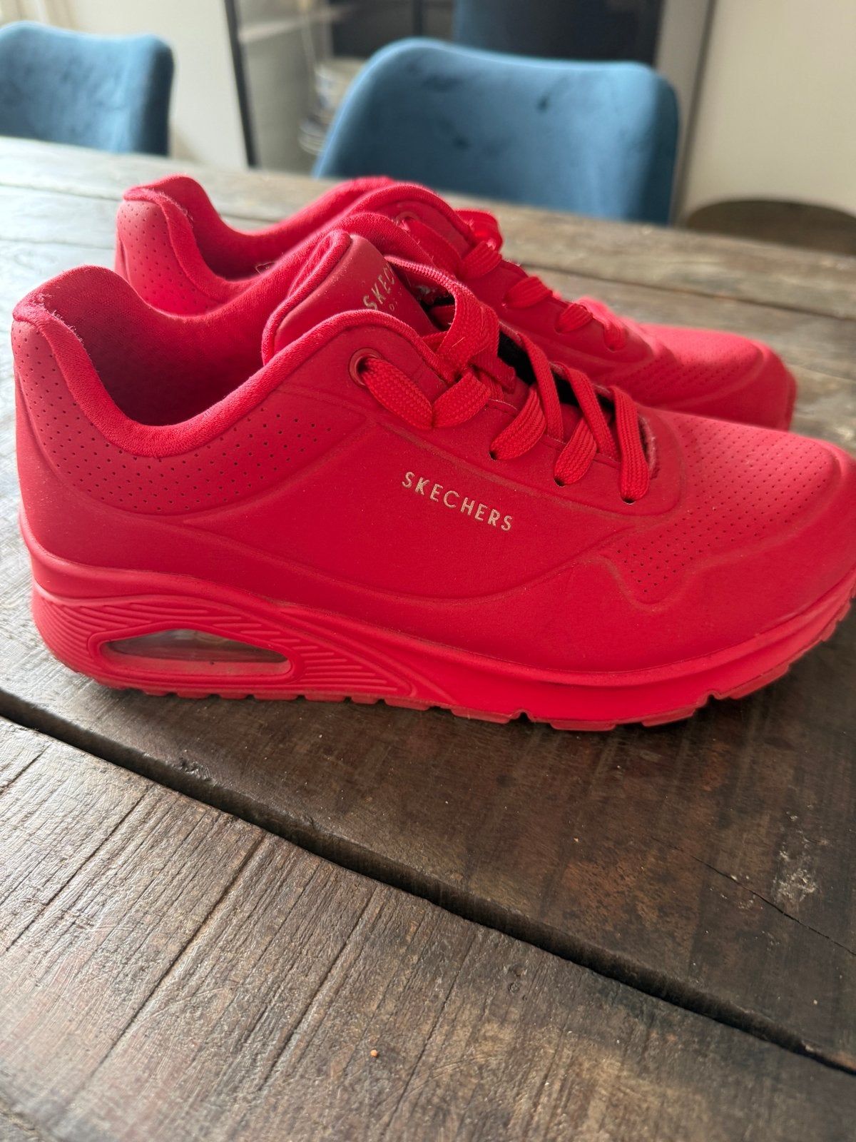 Skechers maat 37, Ophalen, Zo goed als nieuw, Rood, Sneakers of Gympen