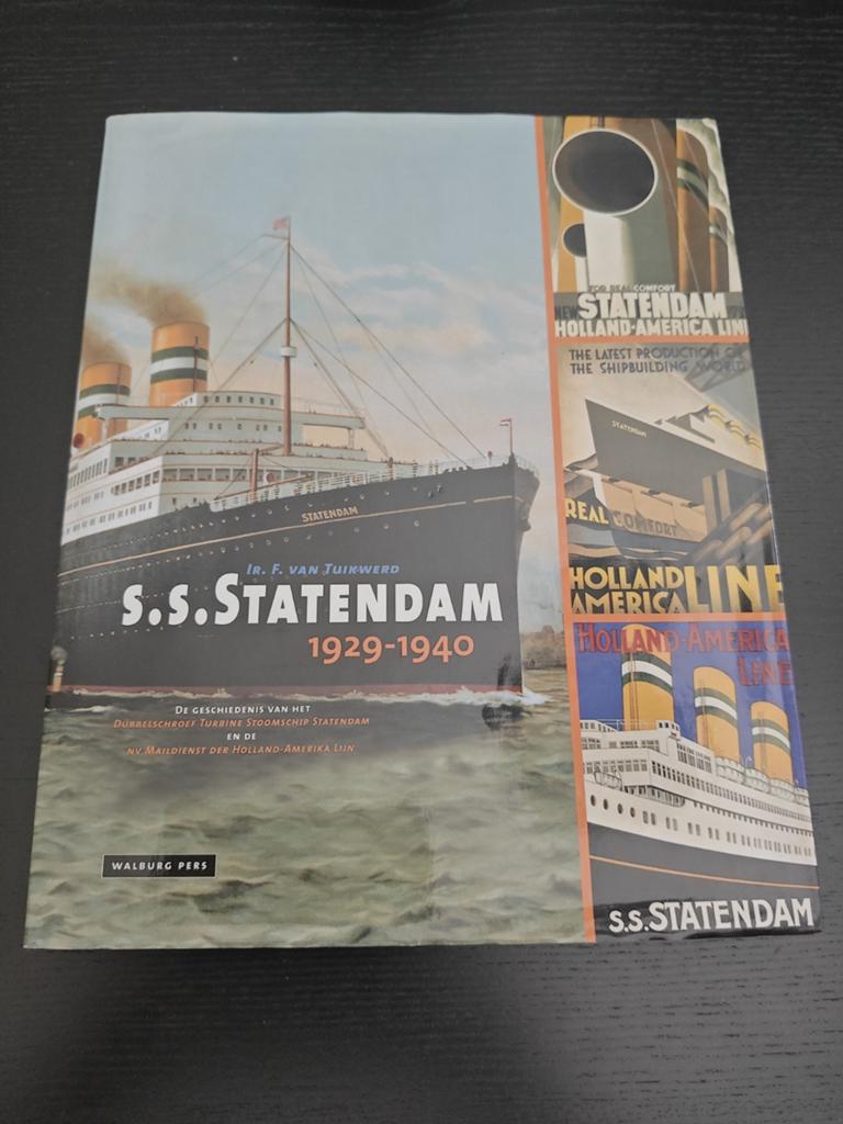 Ss amsterdam, Holland America Line,scheepvaart, Ophalen of Verzenden, Zo goed als nieuw, Boek of Tijdschrift