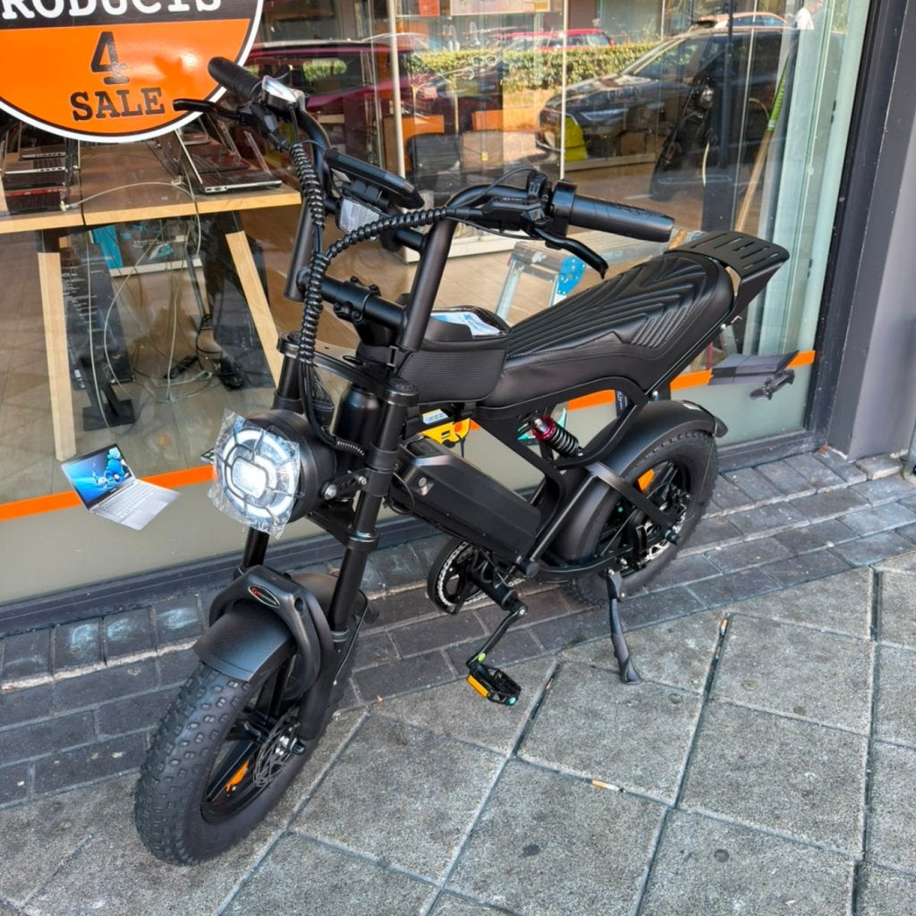 Qmwheel V20 Mini Black Fatbilke | NIEUW, Flex Ltd., Nieuw, https://flex.com/contact-us, Nobelstraat 10, 5807 GA Oostrum LB, Limburg, Nederland