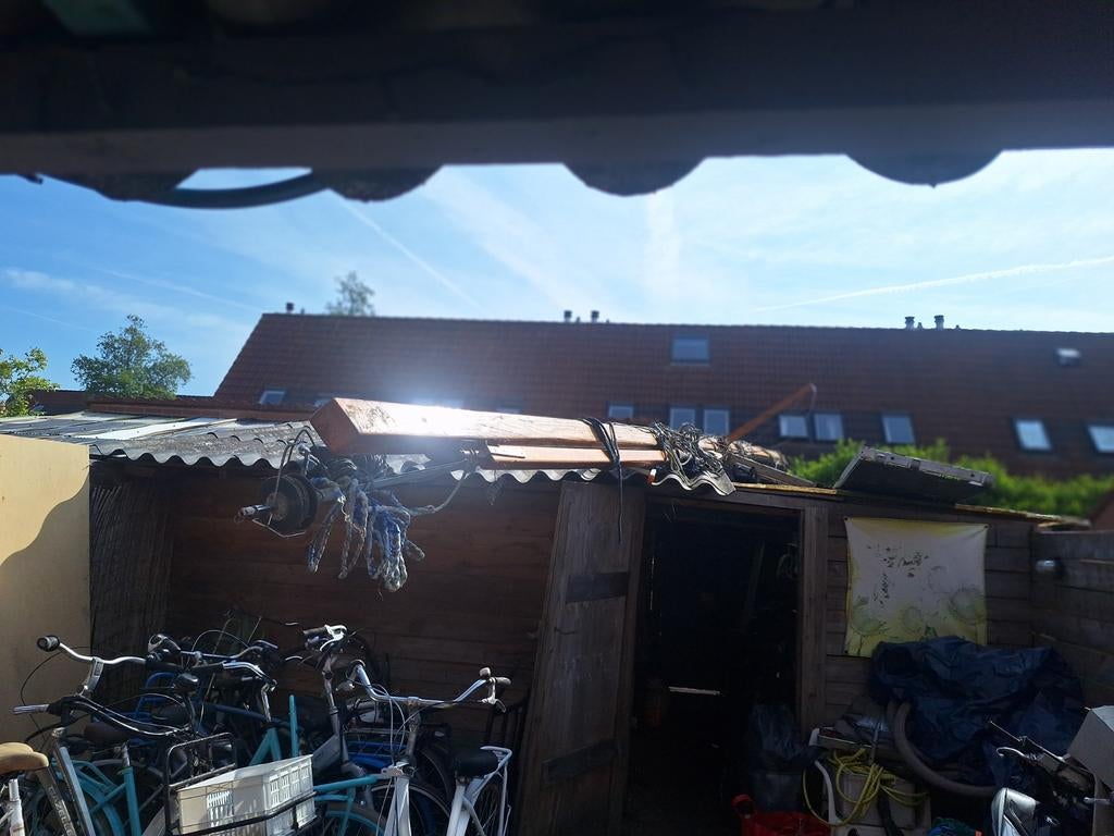 Mast compleet met zeilen, Watersport en Boten, Ophalen, Gebruikt, 3 tot 6 meter, Minder dan 15 m²
