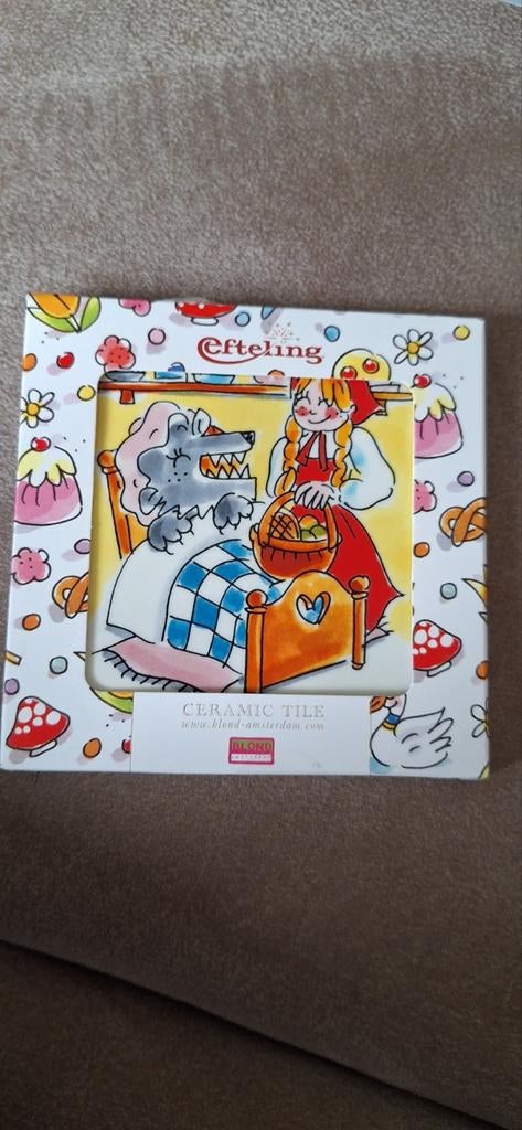 Twee nieuwe Blond Amsterdam Efteling tegeltjes, Ophalen, Nieuw, Overige typen