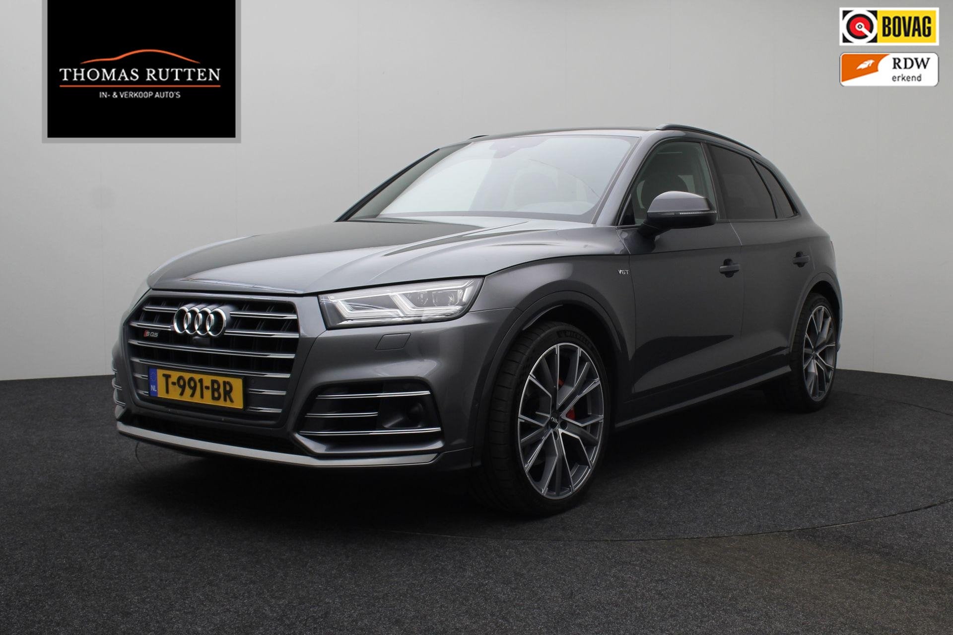 Audi Q5 3.0 TFSI SQ5 quattro 2018 Panoramadak | 360 Camera |, Auto's, Automaat, Stof, Gebruikt, 2995 cc