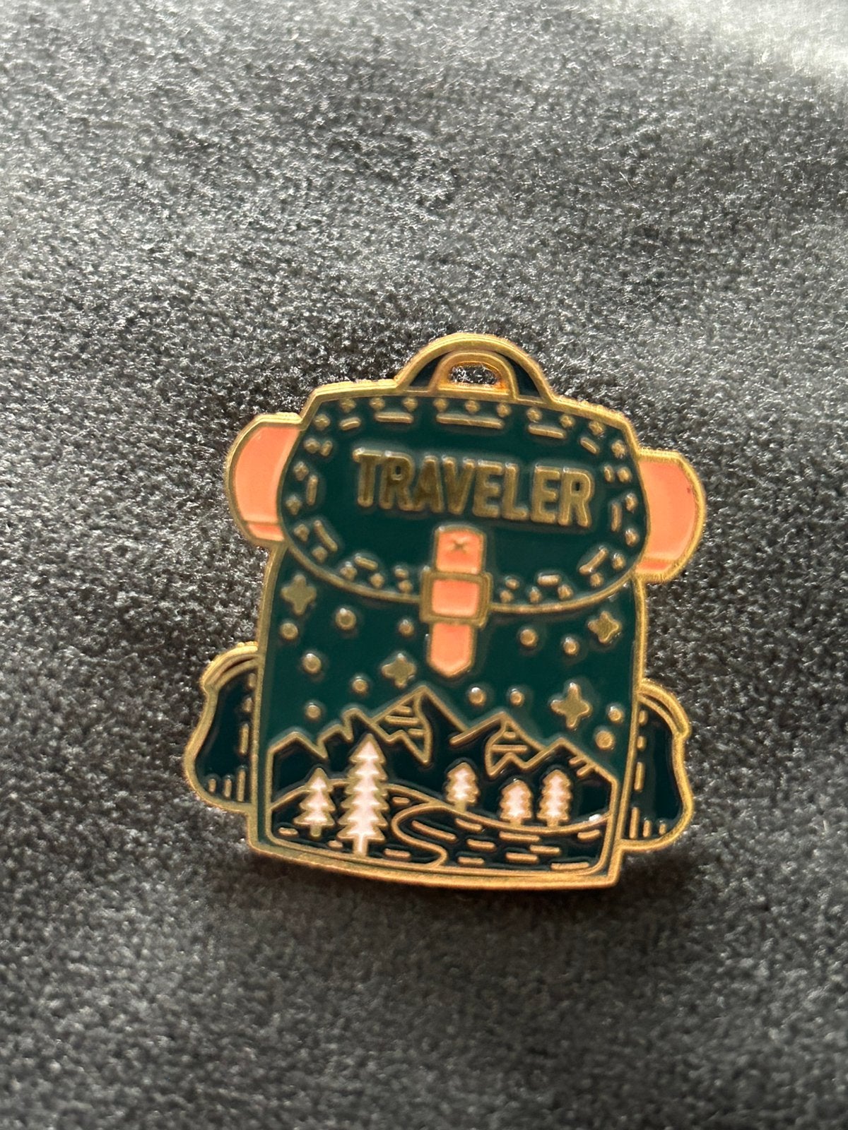 Pin Traveller backpacken rugzak, Ophalen of Verzenden, Nieuw