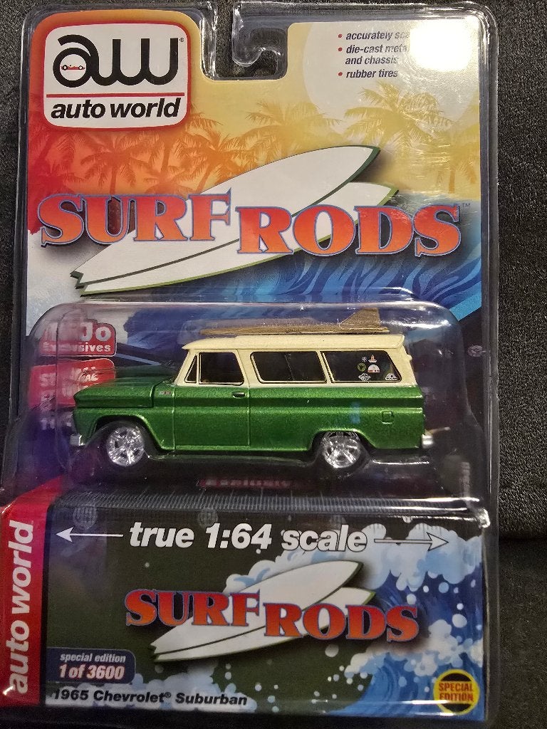 Chevrolet Suburban "Surf Rods" Autoworld 1:64, Christian@diecastcompany.nl, Auto, Diecast Company, Nieuw